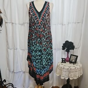 NWOT Seven Islands Women’s Colorful Leopard Swimsuit Cover-Up